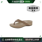 vionichightide女士皮革，坡跟人字拖凉鞋，-macron皮革美国