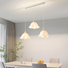 北欧简约创意灯具日式极简原木，三头餐桌饭厅，吧台餐厅吊灯现代灯饰