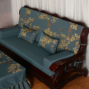 木沙发坐垫带靠背老式实红木沙发垫春秋椅坐垫联邦椅加厚海绵坐垫