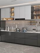 定制高端不锈钢整体，橱柜定制环保耐用金属钢制，橱柜整体厨房