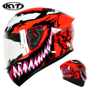 KYT全盔TTC摩托车头盔跑车赛车男女机车通用四季防雾全覆式个性酷