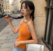 韩国女装 TRENDY-APPAREL 2023夏款 糖果色吊带背心上衣