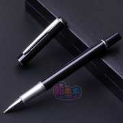 。黑色金属宝男珠笔商务签字笔女0.5水笔芯签名水笔定制