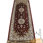 新疆和田机织丝毯80*200时尚典雅厚丝，走廊玄关地毯门厅小地毯地垫