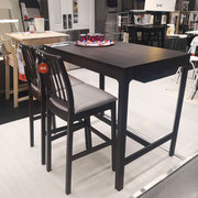 IKEA宜家 国内伊克多兰吧台家用简易餐桌庭院吧台方桌饭桌