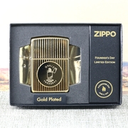 正版Zippo防风打火机 创始人总裁创立日GGB 镀金/黑冰 限量珍藏版