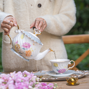 英式精致下午茶茶具陶瓷咖啡杯具套装欧式高颜值高档乔迁送礼礼盒