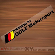 XY車贴适用于高尔夫6大众7侧门车贴个性划痕贴纸改装反光汽车贴花