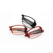 轻型TR90折叠老花镜 舒适防疲劳便携老花眼镜 镜盒套装老视眼镜