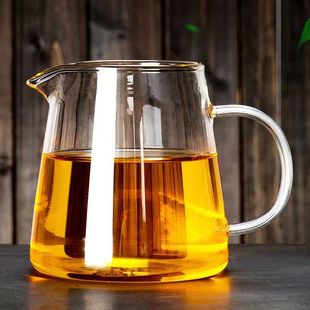 加厚耐热透明玻璃茶海公道杯大号功夫茶具茶漏套装分茶器