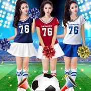 学生韩版篮球足球宝贝服装啦啦操舞蹈表演拉拉队服成人女现代舞服