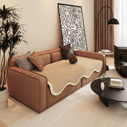 沙发垫秋冬款防滑坐垫新中式欧式异形毛绒沙发垫皮沙发垫2023