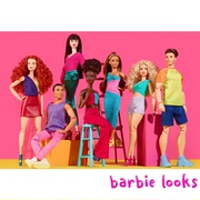 珍藏版时尚达人Barbie芭比娃娃玩具Barbie Looks Doll2023礼物