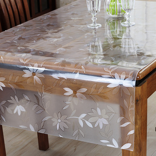 桌垫餐垫隔热透明垫子塑料，透明防水桌布，水晶垫茶几垫软玻璃