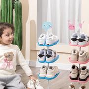 儿童鞋架门口小型可爱宝宝室内小鞋柜窄款省空间简易收纳塑料鞋架