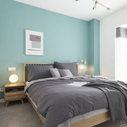 北欧简约纯色卧室床头壁纸，现代素色全屋搭配定制环保无纺布墙布