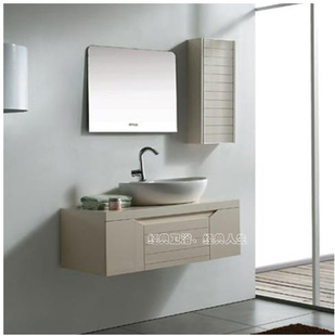 急速欧式美式橡木浴室柜组合实木浴柜浴柜梳洗柜 洗手台柜SH0
