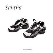 Sansha/三沙现代舞鞋女健身透气软底运动舞蹈鞋广场舞鞋外穿