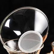 单个网玻璃高密过滤线丝茶漏茶滤网创意茶叶滤茶器茶隔漏茶道配件