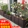 家庭特大户外专用阳台种菜盆，组合种植箱，长方形花箱塑料花盆花槽