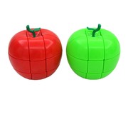 YJ永骏苹果魔方三阶异形魔方创意苹果圣诞节礼物平安果益智玩具