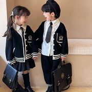 儿童学院风套装jk制服，三件套2024春秋，男女童幼儿园园服女宝宝