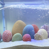 天然长江彩石鱼缸石造景装饰鹅卵空气缸彩色鹅卵石大石头