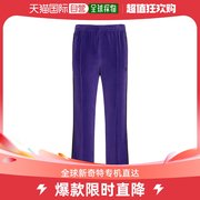 香港直邮潮奢 Needles 男士Logo天鹅绒运动裤