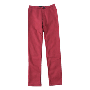 好品质复古砖，红色紧身修身小脚，长裤铅笔裤打底裤