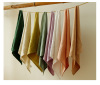 棉麻餐巾布家用厨房餐巾素色餐 方形茶巾麻棉餐巾