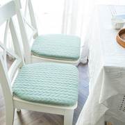 全棉四季通用餐椅垫简约北欧家用屁垫椅子护臀坐垫办公室加厚防滑