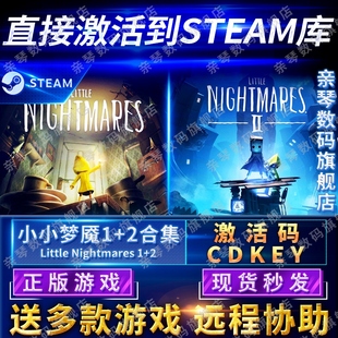 steam正版小小梦魇21激活码，cdkey国区全球区小小噩梦，21littlenightmares2电脑pc中文游戏