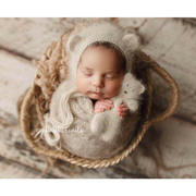 婴儿宝宝满月照相道具编织筐新生儿摄影道具筐儿童影楼拍照辅助框