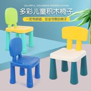 幼儿园椅子儿童靠背塑料，课桌椅家用培训班配套餐桌座椅宝宝凳子