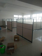 上海办公家具简约板式屏风隔断带玻璃工作位隔断时尚可移动高隔