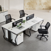 勇心办公桌椅组合简约现代四人位职员工位办公室屏风卡座电脑桌子