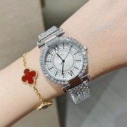 表盘镶钻钢带士手表气质表，罗马满钻韩版满天星女时尚圆形