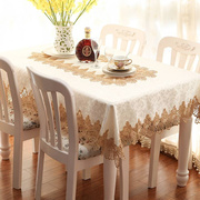 家用欧式蕾丝高档布艺餐桌，茶几桌布正方形长方形电视柜罩防尘盖布