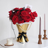 七夕情人节玫瑰花束鲜花，永生花艺术插花瓶创意摆件快速插花盒