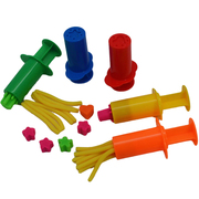 橡皮泥模具工具套装儿童超轻粘土面条机diy手工3d彩泥针挤筒玩具