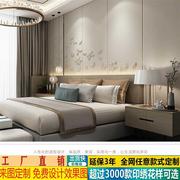 新中式透光立体皮雕硬包背景墙，电视沙发床头卧室，客厅刺绣发光