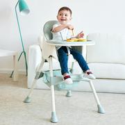 儿童餐椅宝宝座椅多功能吃饭可便携式婴儿椅子家用调节折叠饭桌椅