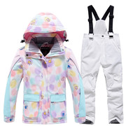 ARCTICQUEEN儿童滑雪服套装女童冬季户外防风防泼水保暖加厚