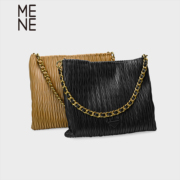 mene(女包)品牌，包包女2023秋季黑色，托特包大容量大包单肩包