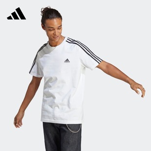 舒适基础款圆领短袖T恤男装夏季adidas阿迪达斯轻运动IJ8685