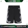香港直邮givenchy男士，黑色蛇纹短裤bm50d330af-001