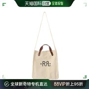 日本直邮Double RL RRL 男士市场手提包 纯棉布 邮差包式设计 春