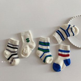 婴儿袜子宝宝纯棉秋冬婴幼儿，一岁1-3男宝宝，2男童6一12月春秋棉袜