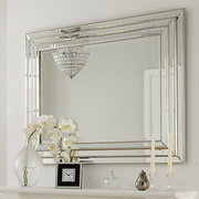 浴室镜子复古做旧欧式梳妆镜壁挂卧室穿衣Q镜台式化妆镜过道
