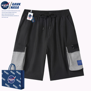 NASA GAVK2023春秋季夏季百搭潮牌多口袋男女同款百搭短裤